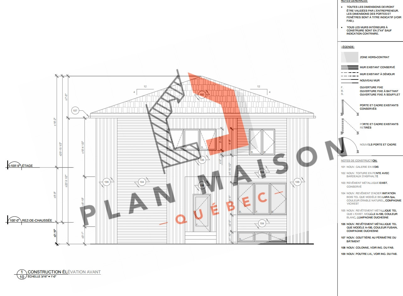 Plan agrandissement Montmagny Plan Maison Québec